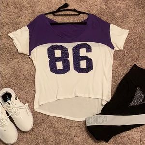 Oversized Comfy Victoria’s Secret Sequined Tee